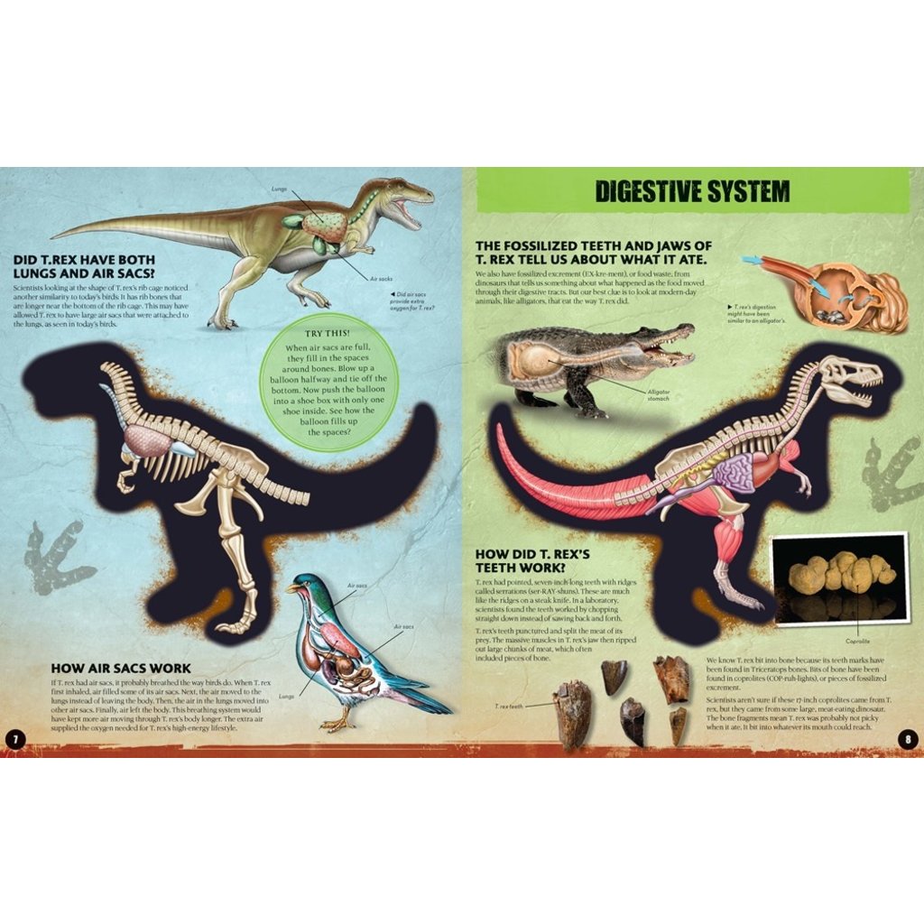 CHARTWELL BOOKS INSIDE OUT T. REX: EXPLORE THE WORLD'S MOST FAMOUS DINOSAUR