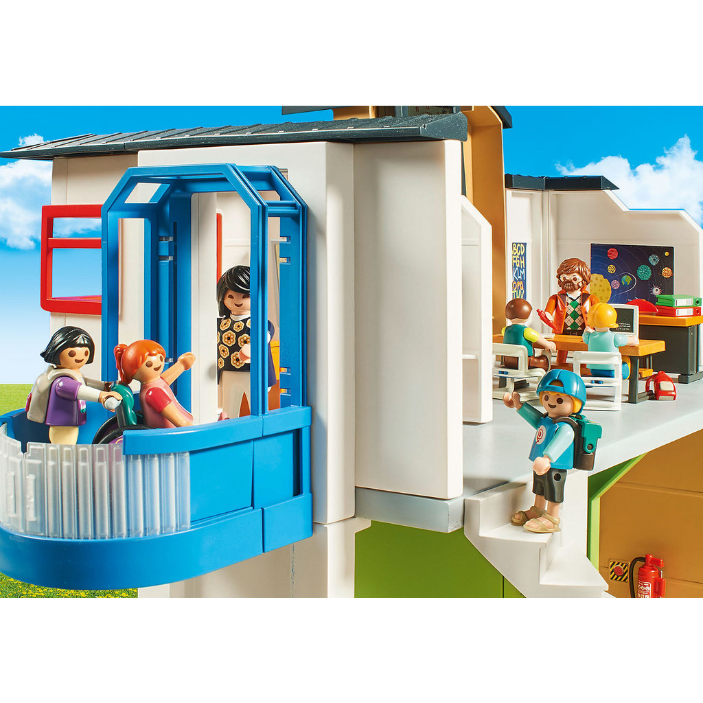 PLAYMOBIL FURNISHED SCHOOL BUILDING