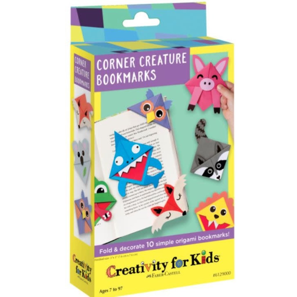 CREATIVITY FOR KIDS CORNER CREATURE BOOKMARKS