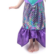 LITTLE ADVENTURES PURPLE SPARKLE MERMAID DRESS