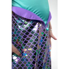 LITTLE ADVENTURES PURPLE SPARKLE MERMAID DRESS