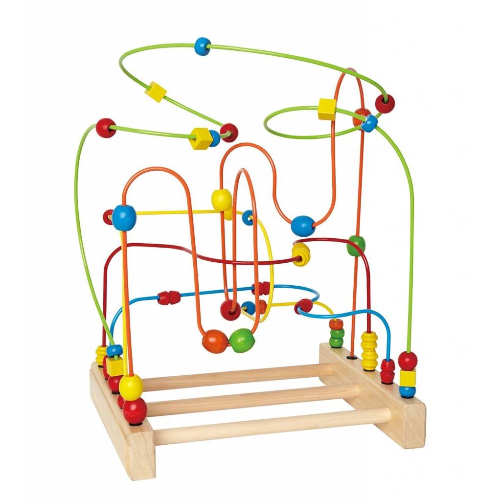 hape bead maze table