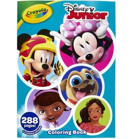 CRAYOLA CRAYOLA DISNEY JUNIOR 288 PAGE COLORING BOOK WITH STICKERS