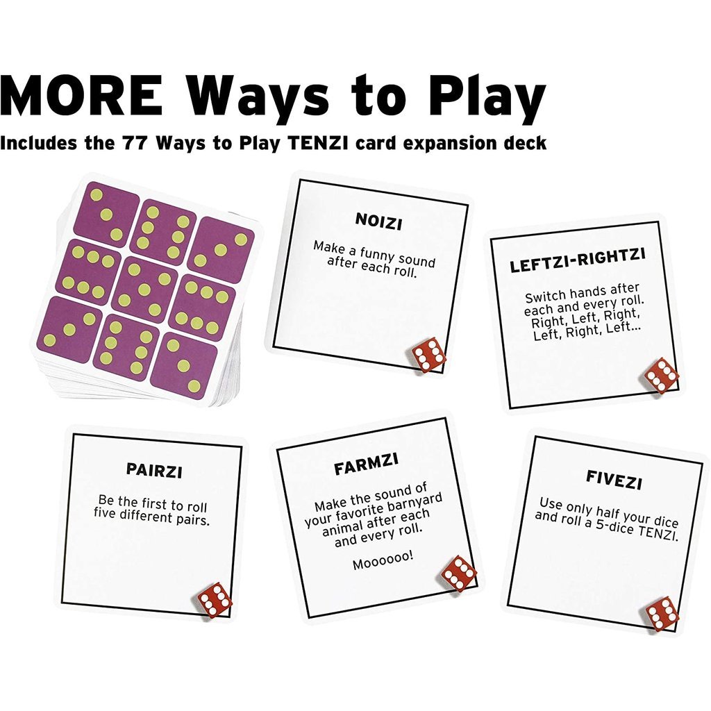 CARMA GAMES 77 WAYS TO PLAY TENZI CARDS