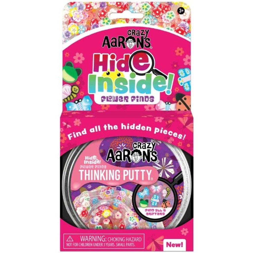 Non-Toxic Crazy Aaron's Holiday Hide Inside Putty Never Dries Out Holiday Themed Putty with Hidden Pieces 