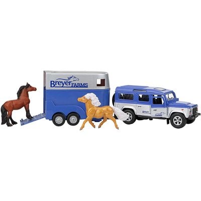 BREYER BREYER FARMS LAND ROVER & TRAILER