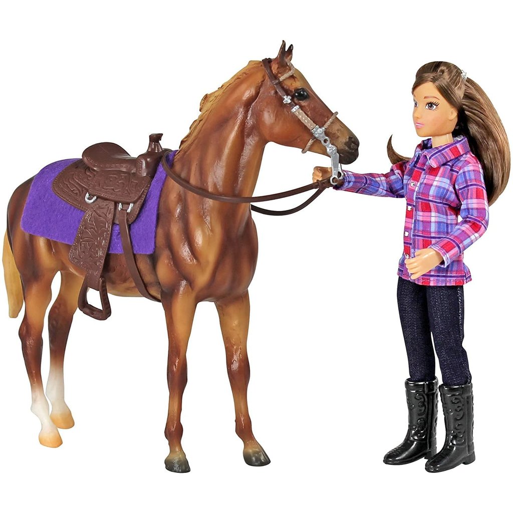 BREYER HORSE & RIDER SET