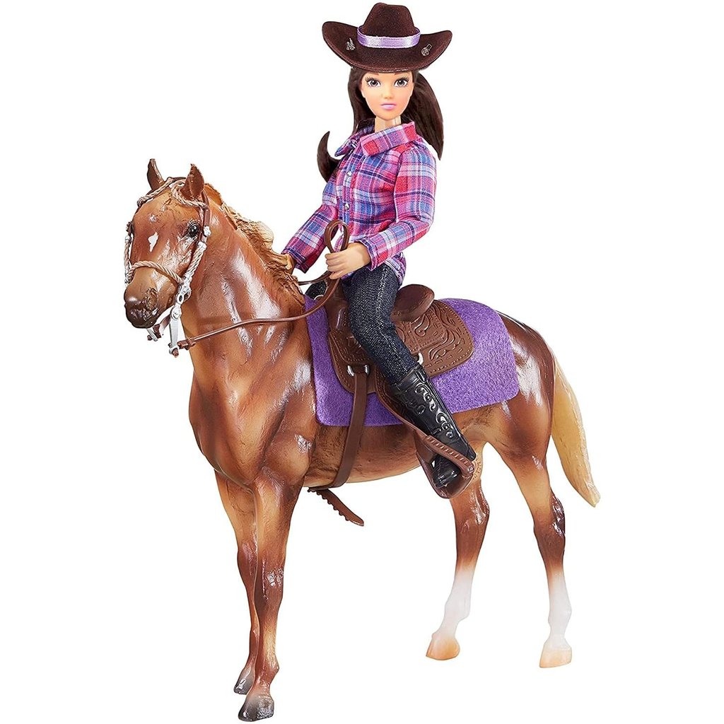 BREYER HORSE & RIDER SET