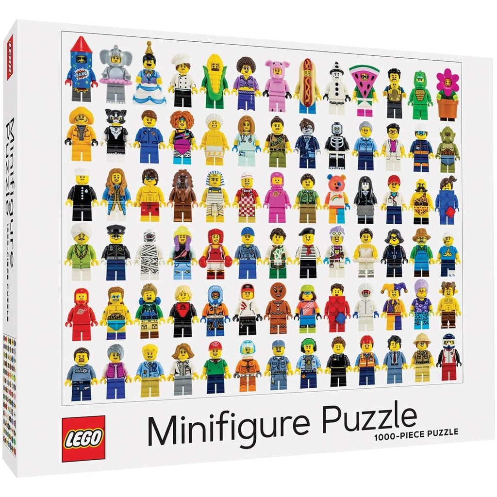 CHRONICLE PUBLISHING LEGO MINIFIGURE 1000 PIECE PUZZLE