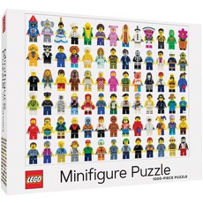 CHRONICLE PUBLISHING LEGO MINIFIGURE 1000 PIECE PUZZLE