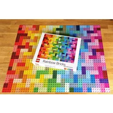 CHRONICLE PUBLISHING LEGO RAINBOW BRICKS 1000 PIECE PUZZLE