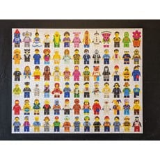 CHRONICLE PUBLISHING LEGO MINIFIGURE 1000 PIECE PUZZLE