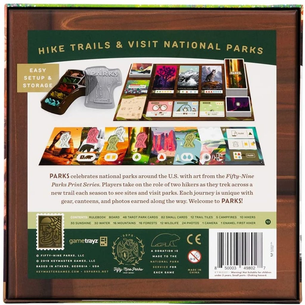 PARKS BOARD GAME**