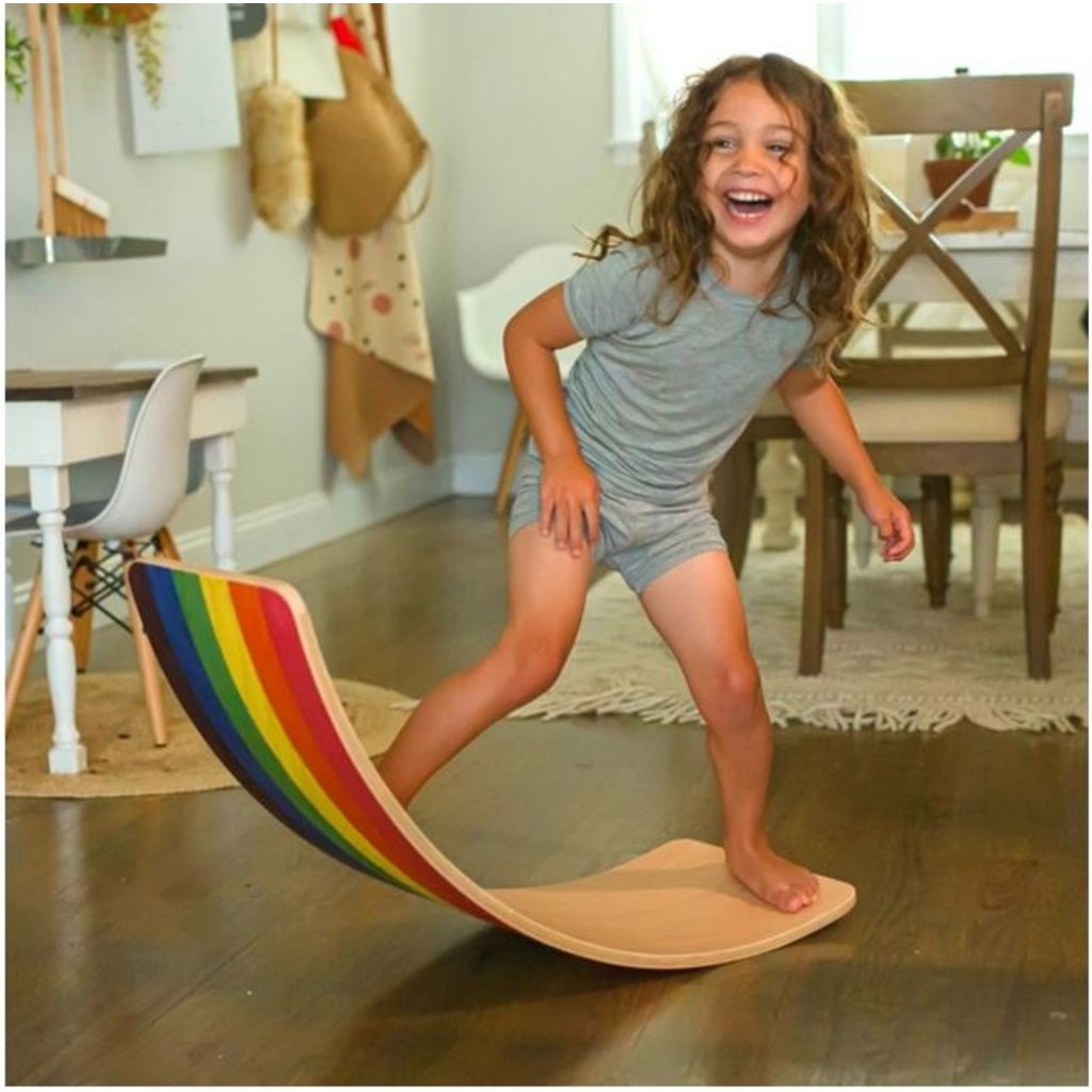 BUNNY HOPKINS RAINBOW WOBBLE BOARD**