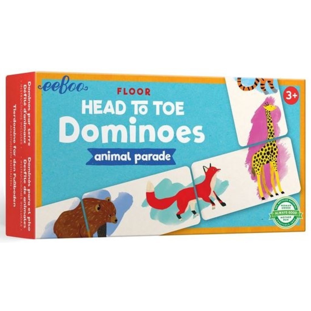 EEBOO HEAD TO TOE DOMINOES