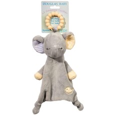 DOUGLAS COMPANY INC PLUSH TEETHER JOEY GRAY ELEPHANT*