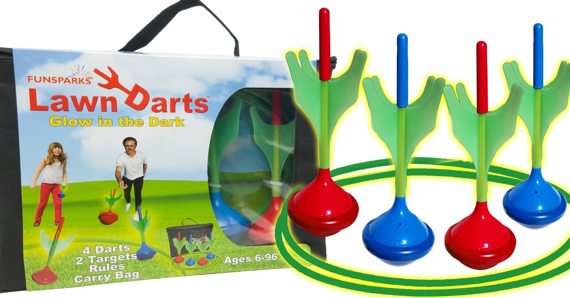 LAWN DARTS GLOW IN THE DARK