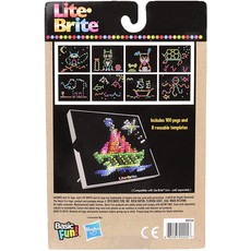  Lite Brite High Definition Grid 1,260 Mini Peg Refill Set – for  Use Oval, Wall Art & Stranger Things –  Exclusive : Toys & Games