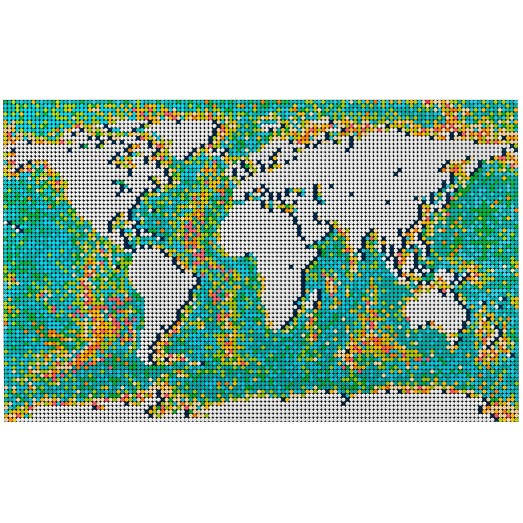 LEGO WORLD MAP
