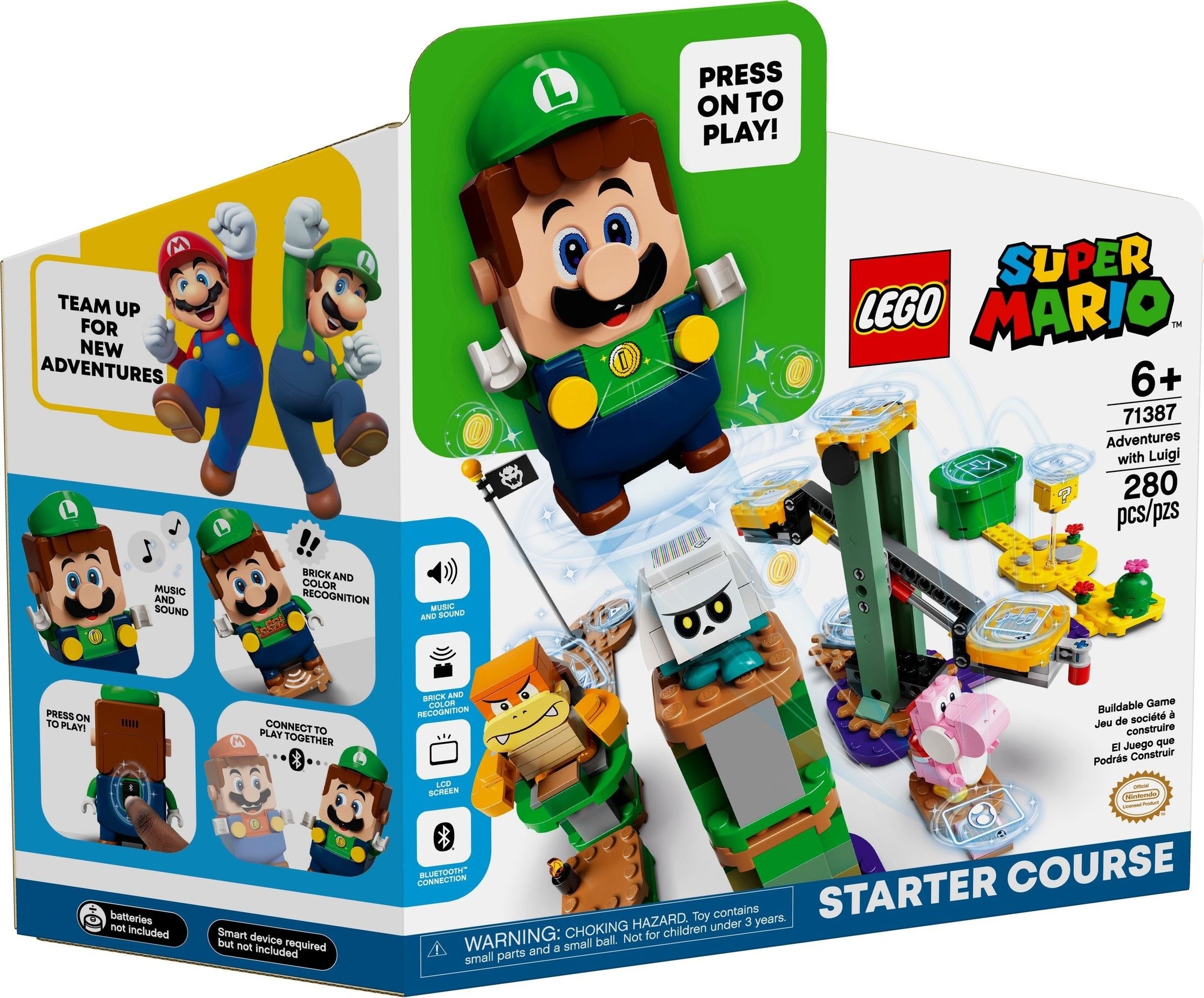 ADVENTURES WITH LUIGI STARTER SET THE TOY STORE