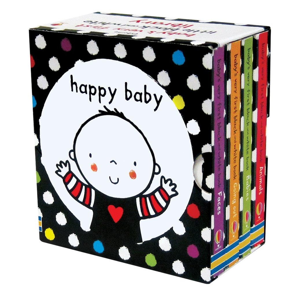 BABY'S VERY FIRST LITTLE BLACK & WHITE LIBRARY BB USBORNE - THE TOY STORE