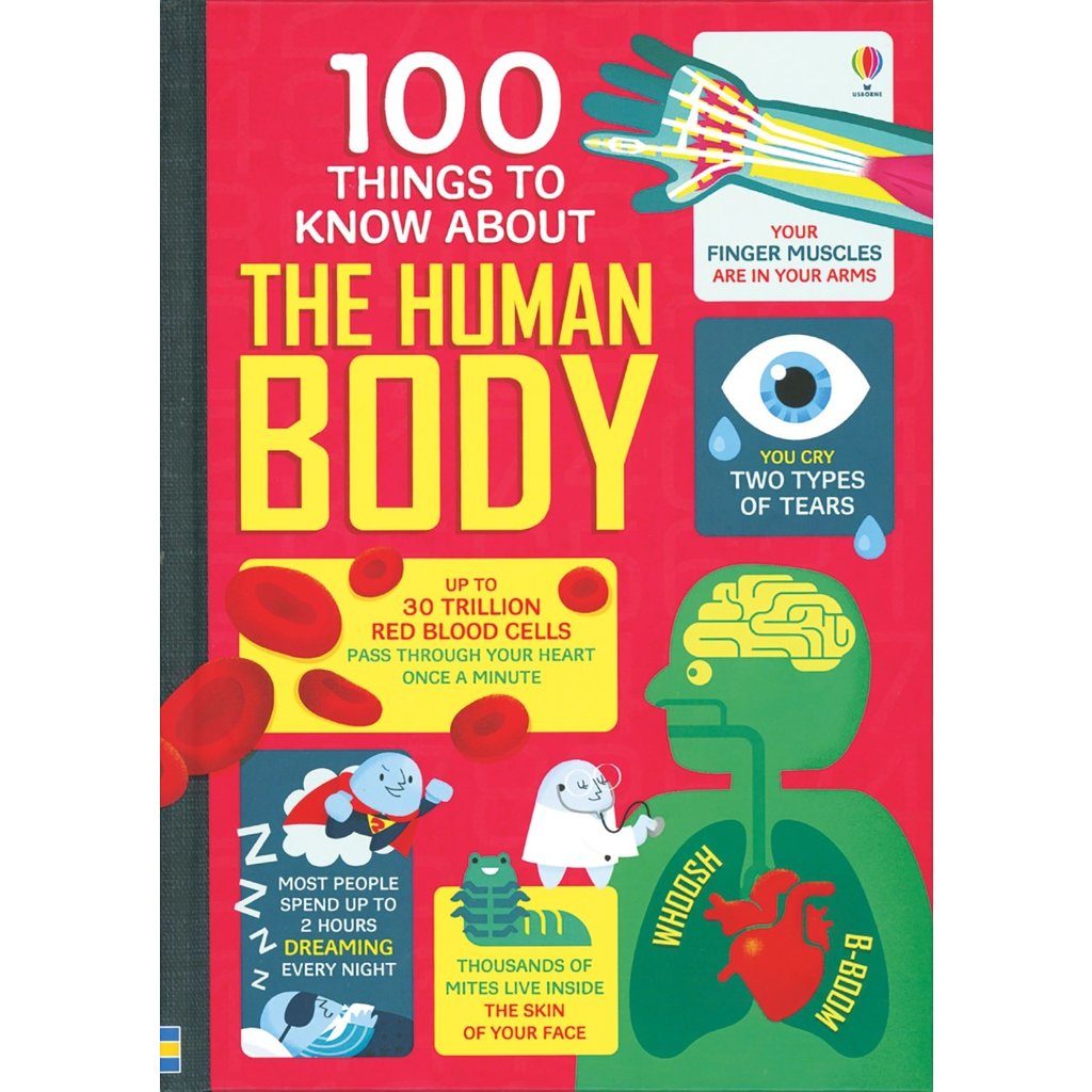 USBORNE 100 THINGS TO KNOW ABOUT THE HUMAN BODY
