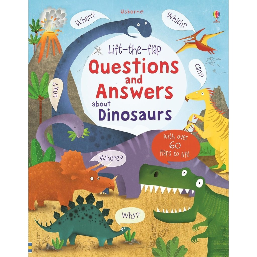 EDC PUBLISHING LIFT-THE-FLAP QUESTIONS AND ANSWERS ABOUT DINOSAURS