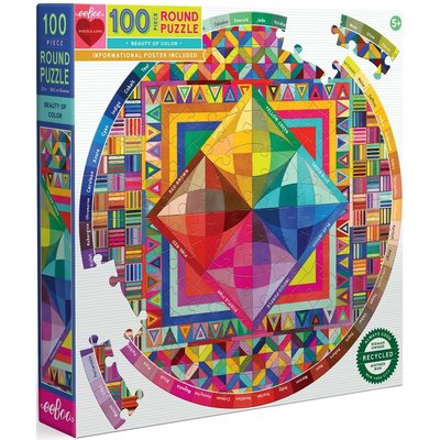 EEBOO BEAUTY OF COLOR 100 PIECE PUZZLE