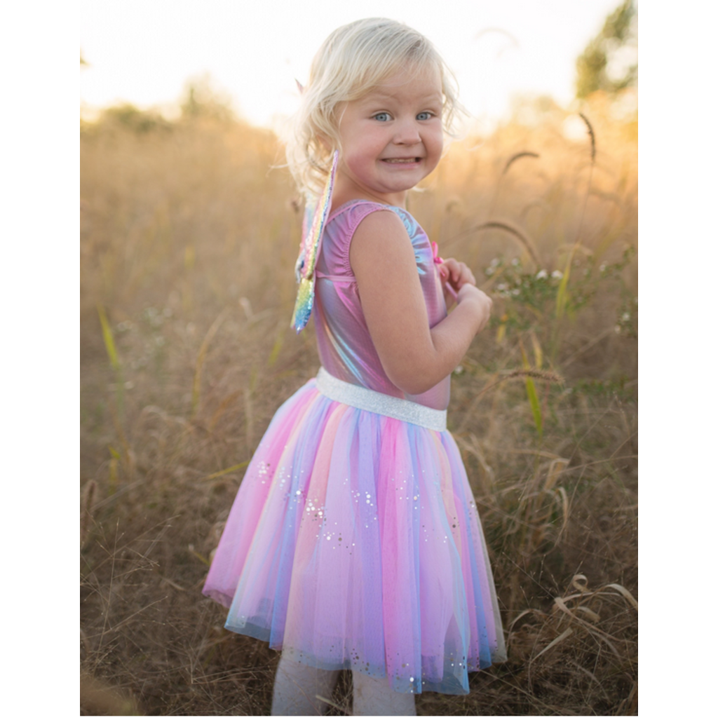 RAINBOW SEQUINS SKIRT, WINGS & WAND - THE TOY STORE