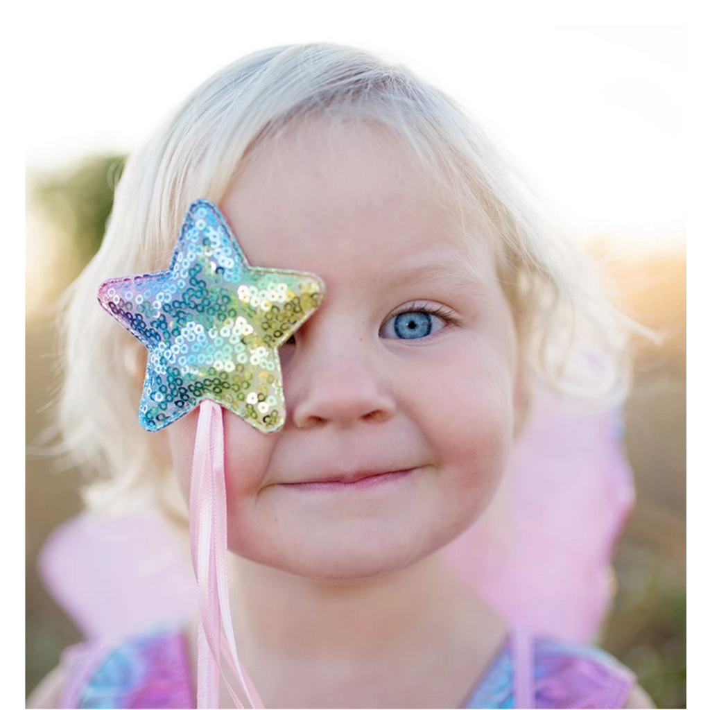 CREATIVE EDUCATION RAINBOW SEQUINS SKIRT, WINGS & WAND*