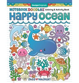 FOX CHAPEL PUBLISHING NOTEBOOK DOODLES HAPPY OCEAN: COLORING & ACTIVITY BOOK