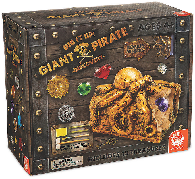 Mini Pirate Treasure Chest