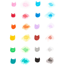 OOLY CAT PARADE WATERCOLOR GEL CRAYONS