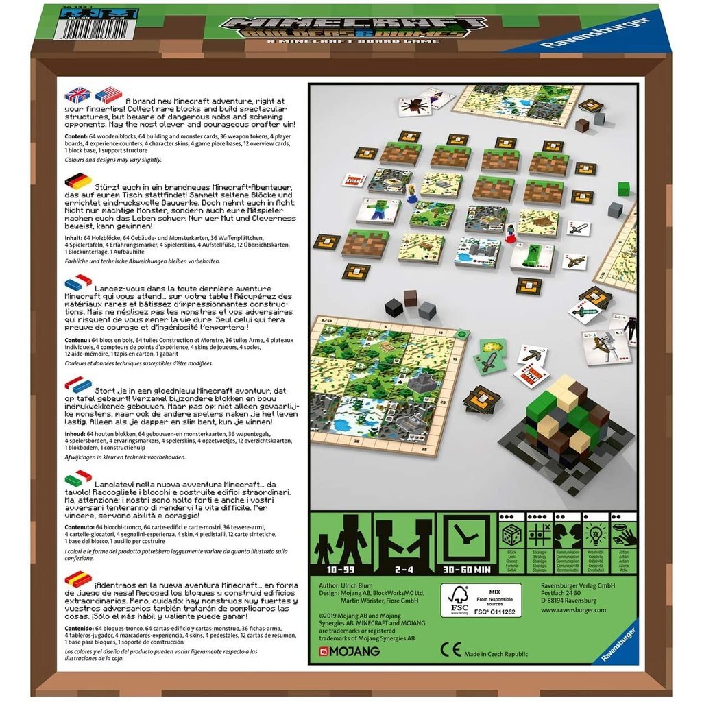 Minecraft: Builders & Biomes Brings the Action to (Board Game) Life