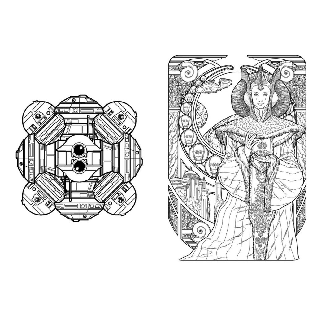 ART OF COLORING STAR WARS HB THE TOY STORE