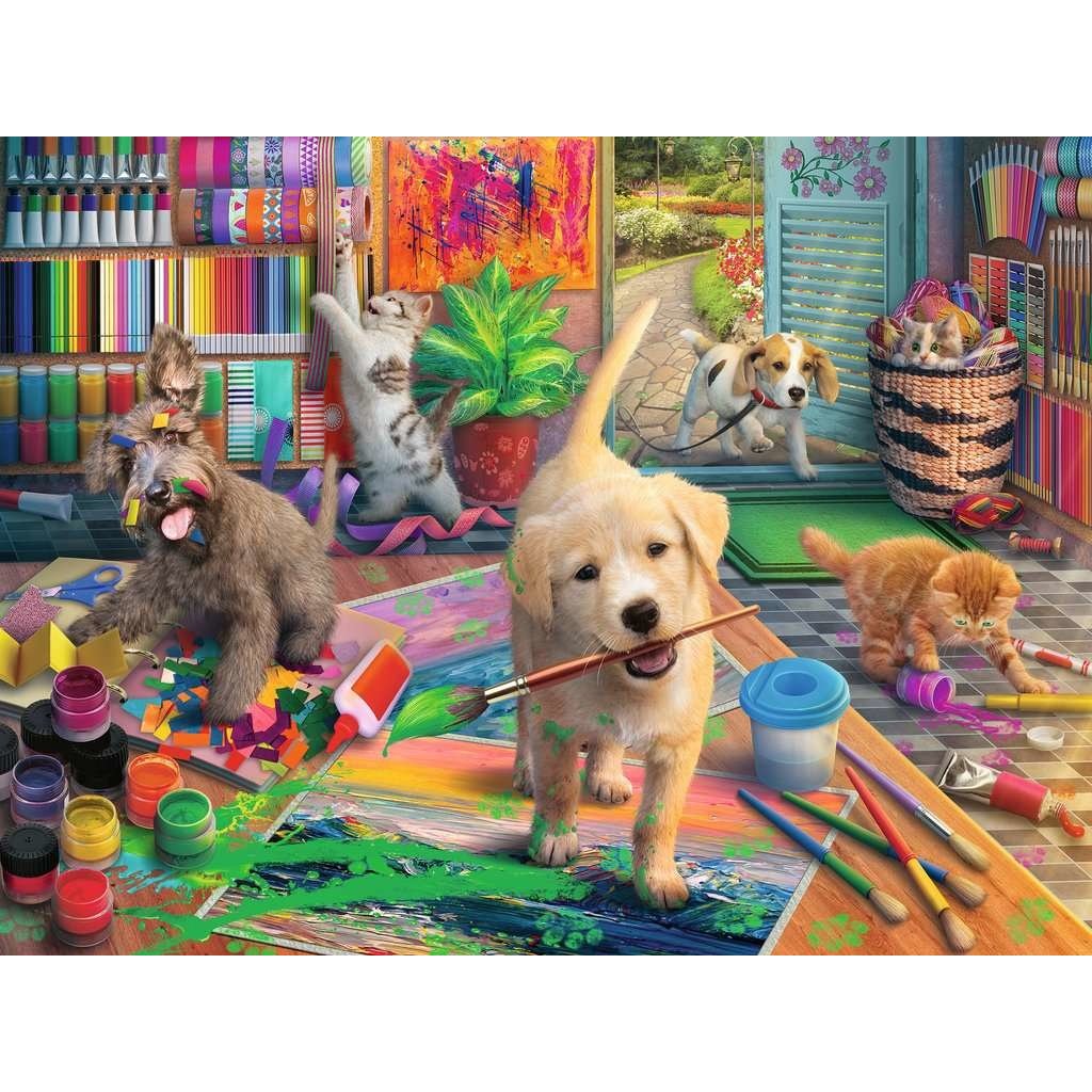 RAVENSBURGER USA CUTE CRAFTERS 750 PIECE PUZZLE