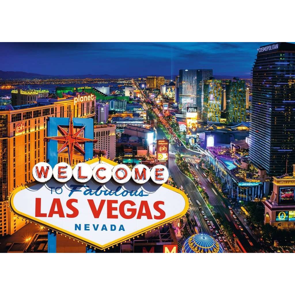 LAS VEGAS 1000 PIECE PUZZLE - THE TOY STORE