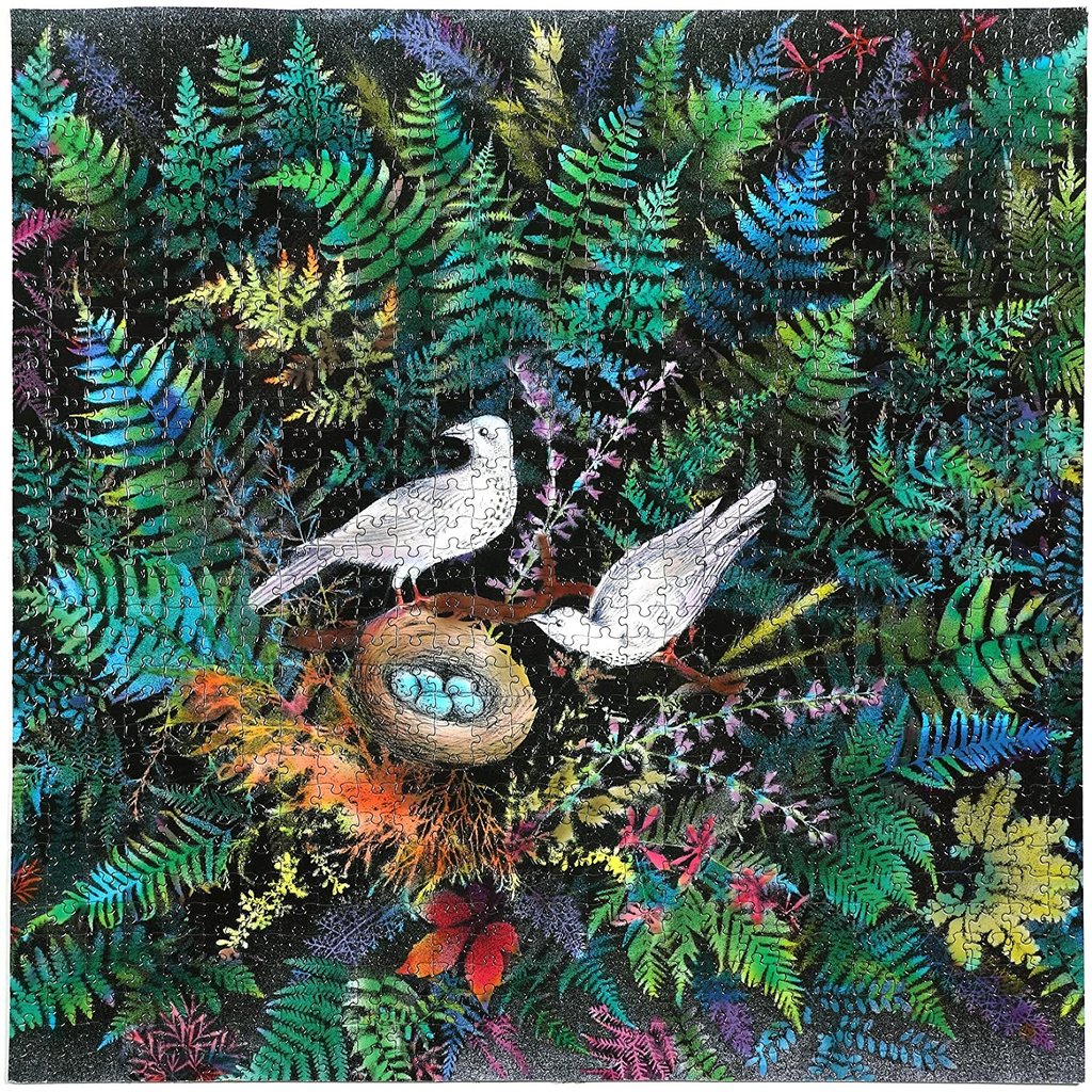 EEBOO BIRDS IN FERN 1000 PIECE PUZZLE