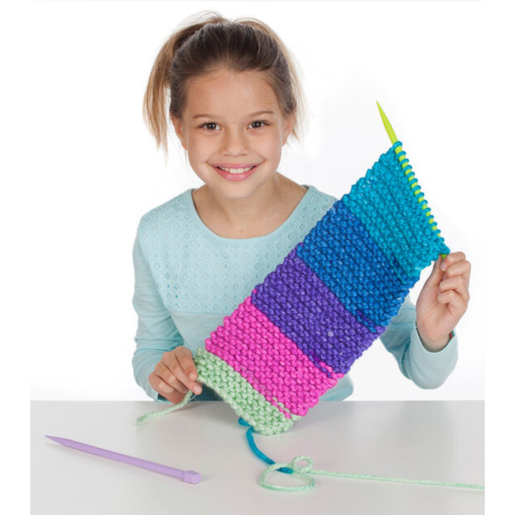 CREATIVITY FOR KIDS LEARN TO KNIT POCKET SCARF