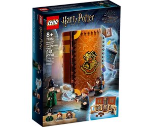 LEGO 76382 Harry Potter Hogwarts Moment: Transfiguration Class Building  Set, Collectible Book Toy, Travel Case, Portable Playset