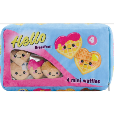 ISCREAM HELLO BREAKFAST WAFFLES FURRY AND FLEECE PLUSH**