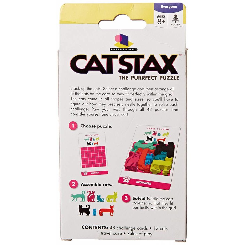 CEACO/ BRAINWRIGHT/ GAMEWRIGHT CAT STAX PURRFECT PUZZLE