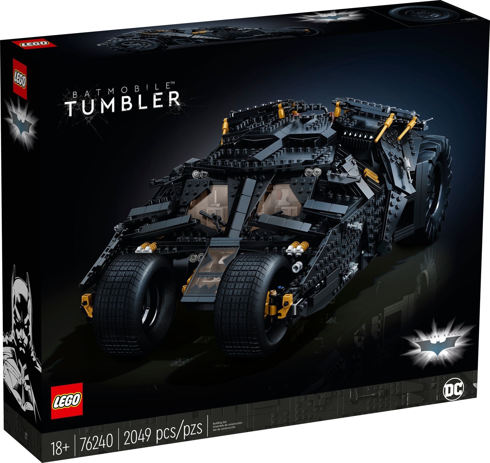 LEGO BATMOBILE TUMBLER 76240 3D model