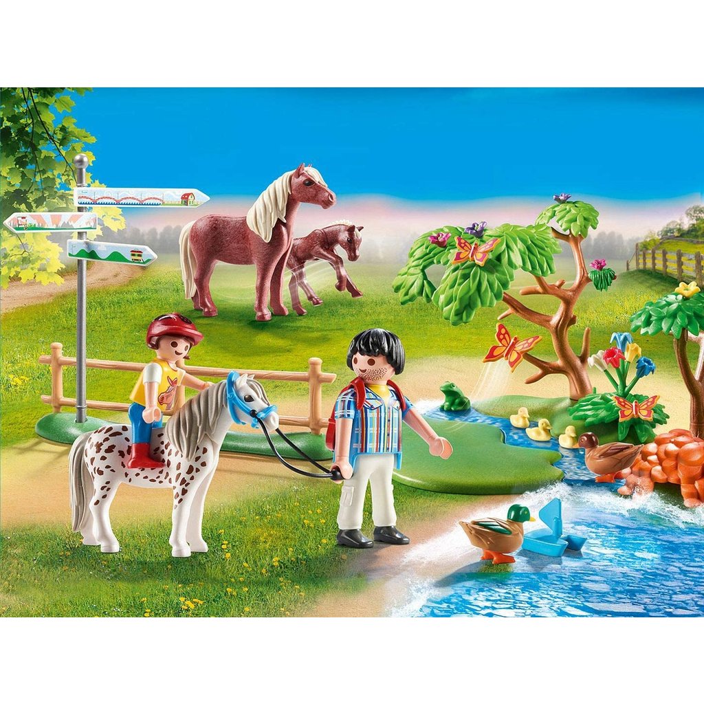 Playmobil Car with Pony Trailer 70511 • Prices »