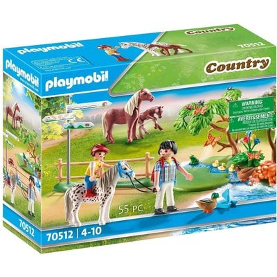 Abapri - Playmobil 70511 - Car with Pony Trailer