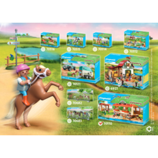 PLAYMOBIL PONY SHELTER WITH MOBILE HOME**