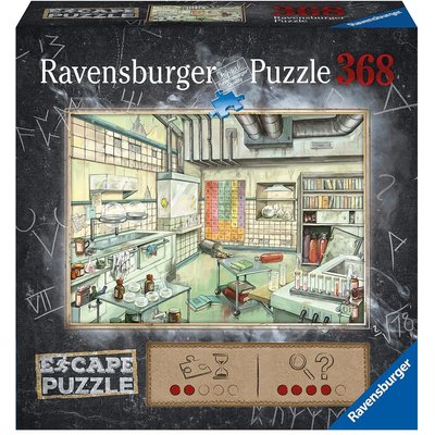 RAVENSBURGER USA LABORATORY ESCAPE PUZZLE 368 PIECE PUZZLE