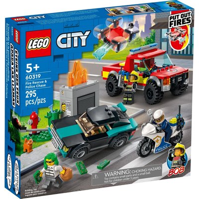 LEGO FIRE RESCUE & POLICE CHASE