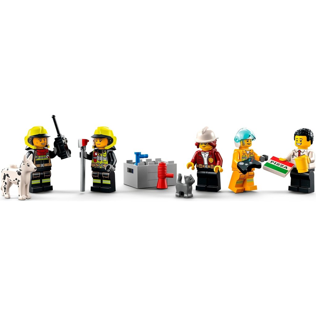 LEGO City Fire Station Set 60320 with Garage, Helicopter & Fire Engine Toys  Plus Firefighter Minifigures, Emergency Vehicles Playset, Gifts for Kids
