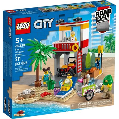 LEGO BEACH LIFEGUARD STATION